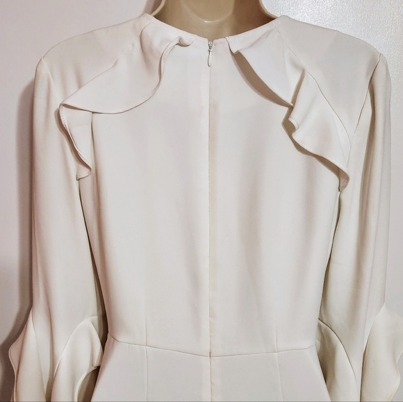 Rebecca Vallance El Chino White Mini Flare Dress US 2 - Picture 7 of 12